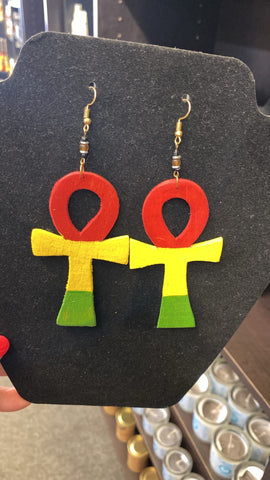 Oversized Ankh Earrings