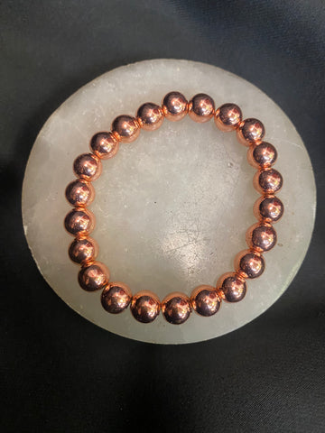 Rose Gold Hematite Bracelet