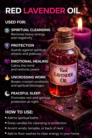Red Lavender Oil