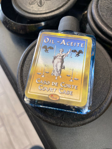 Court Case Anointing oil