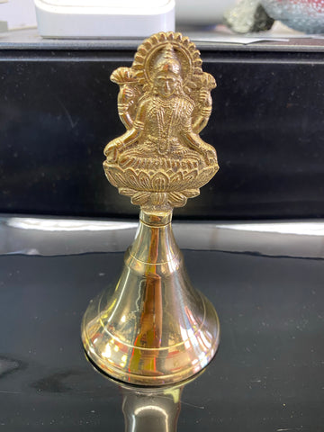 Laxmi Brass Bell 4" High