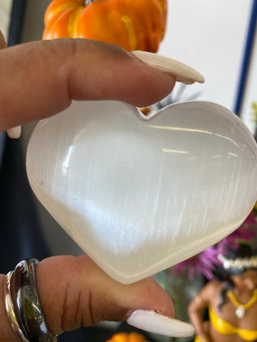 Selenite Heart