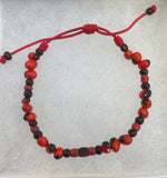 Adjustable Azabache Peony Bracelet