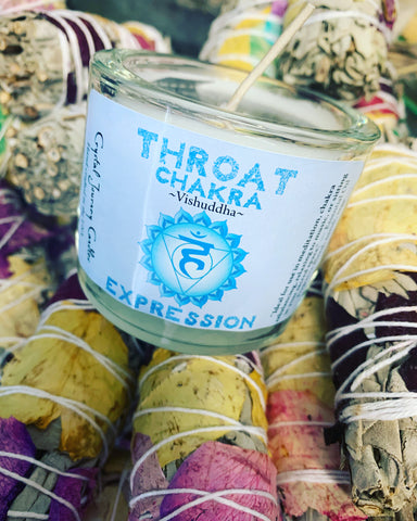Throat Chakra Candle
