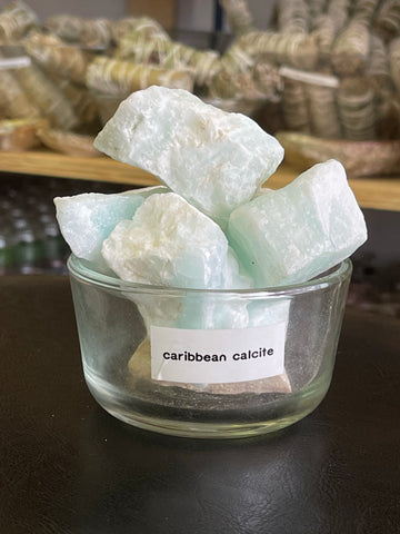 Caribbean Blue Calcite