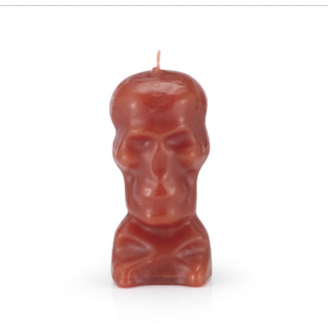 Red Skull Candle