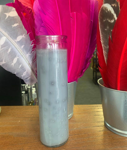 Gray 7 Day Candle