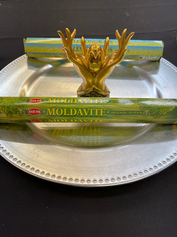 Lotus Mudra Hands incense holder