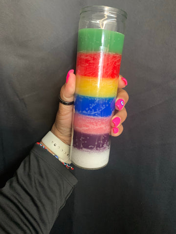 Chakra 7 day candle