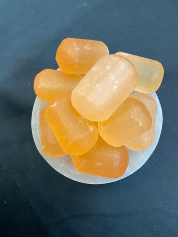 Tumbled Orange Selenite